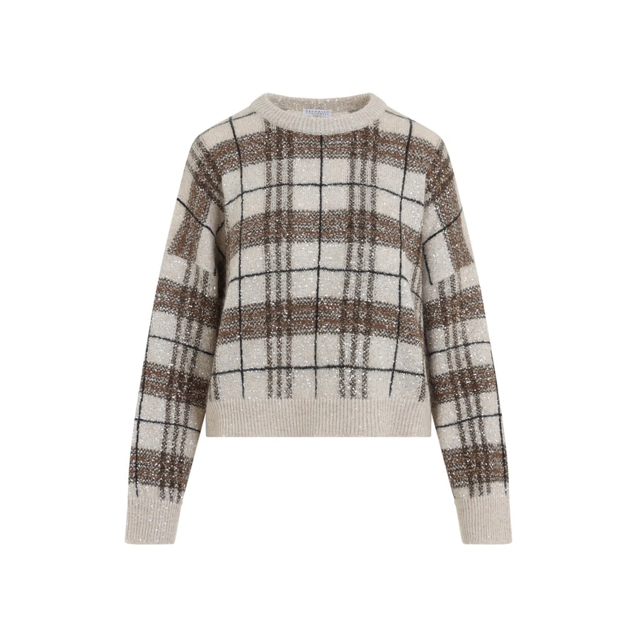 Brunello Cucinelli Brunello Cucinelli Check Sweater, view 2