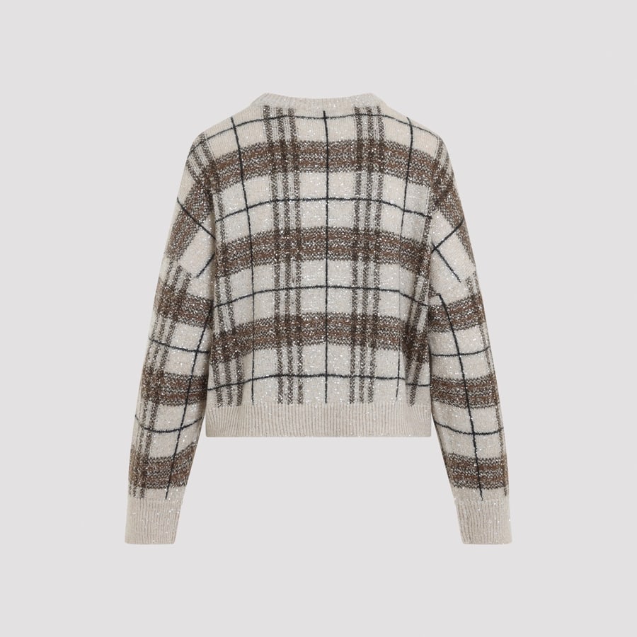 Brunello Cucinelli Brunello Cucinelli Check Sweater, view 4