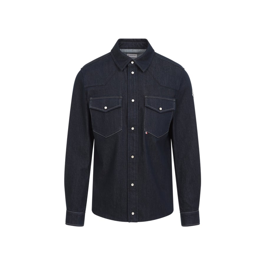 Moncler Moncler Denim Shirt, view 2