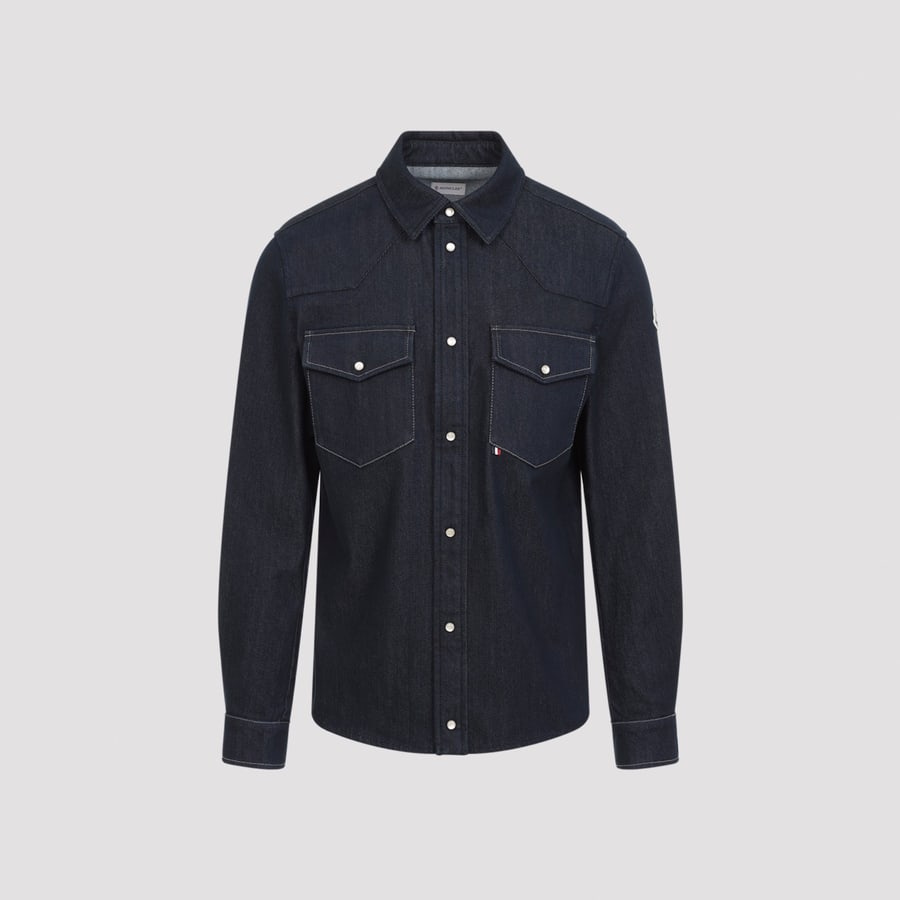 Moncler Moncler Denim Shirt, view 3