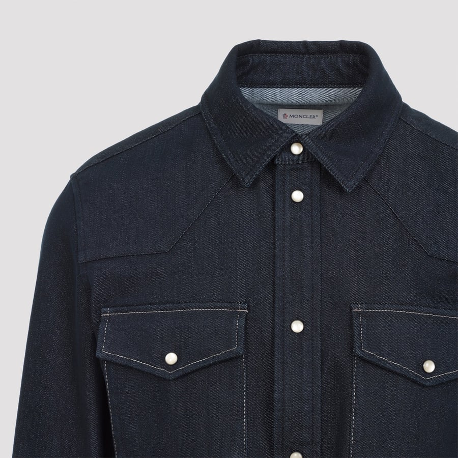 Moncler Moncler Denim Shirt, view 5