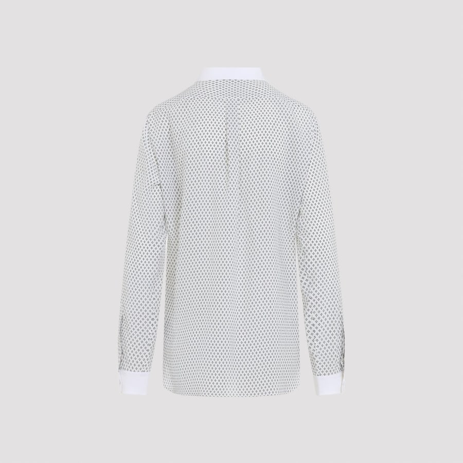 Tom Ford Tom Ford Multi Argyle Printed Silk Shirt, view 4