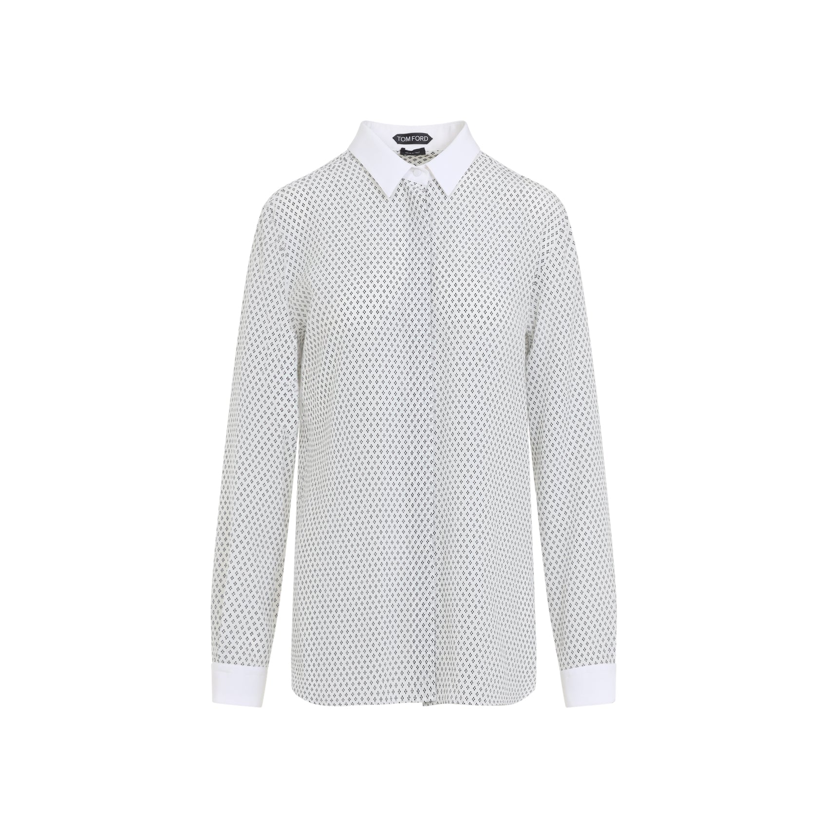Tom Ford Tom Ford Multi Argyle Printed Silk Shirt, view 2