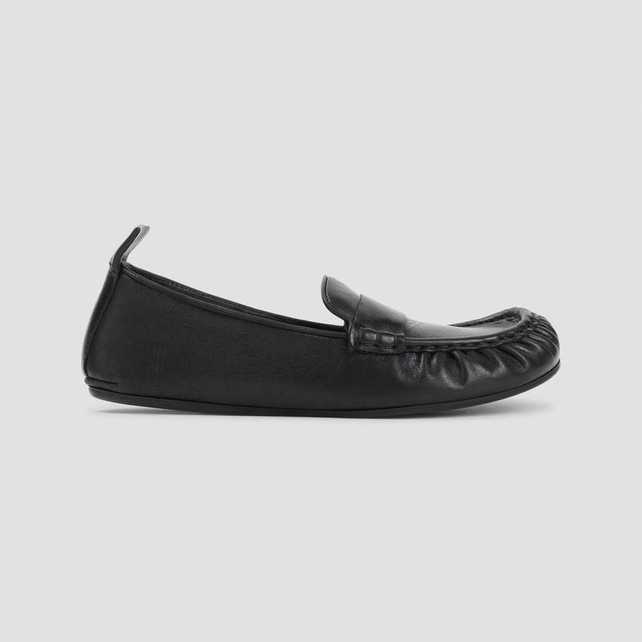 ACNE STUDIOS Acne Studios Nappa Leather Loafers, view 3