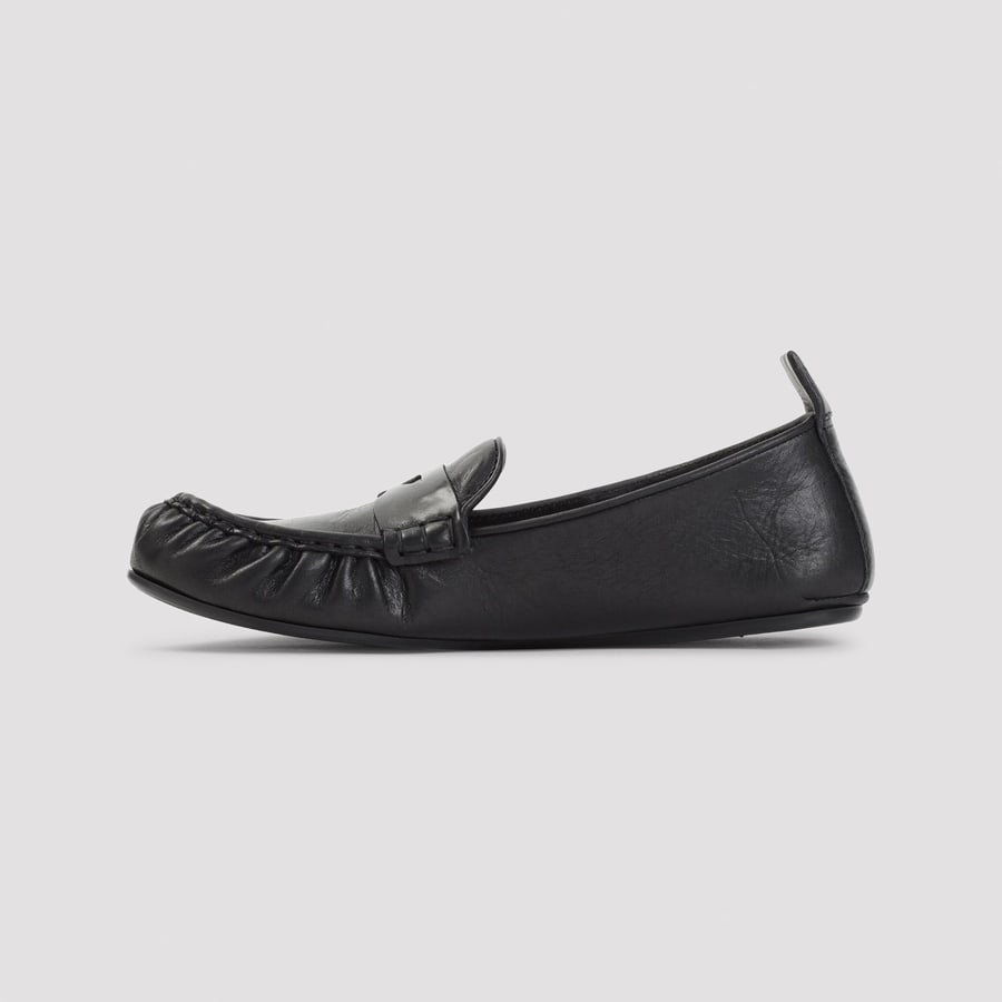 ACNE STUDIOS Acne Studios Nappa Leather Loafers, view 4