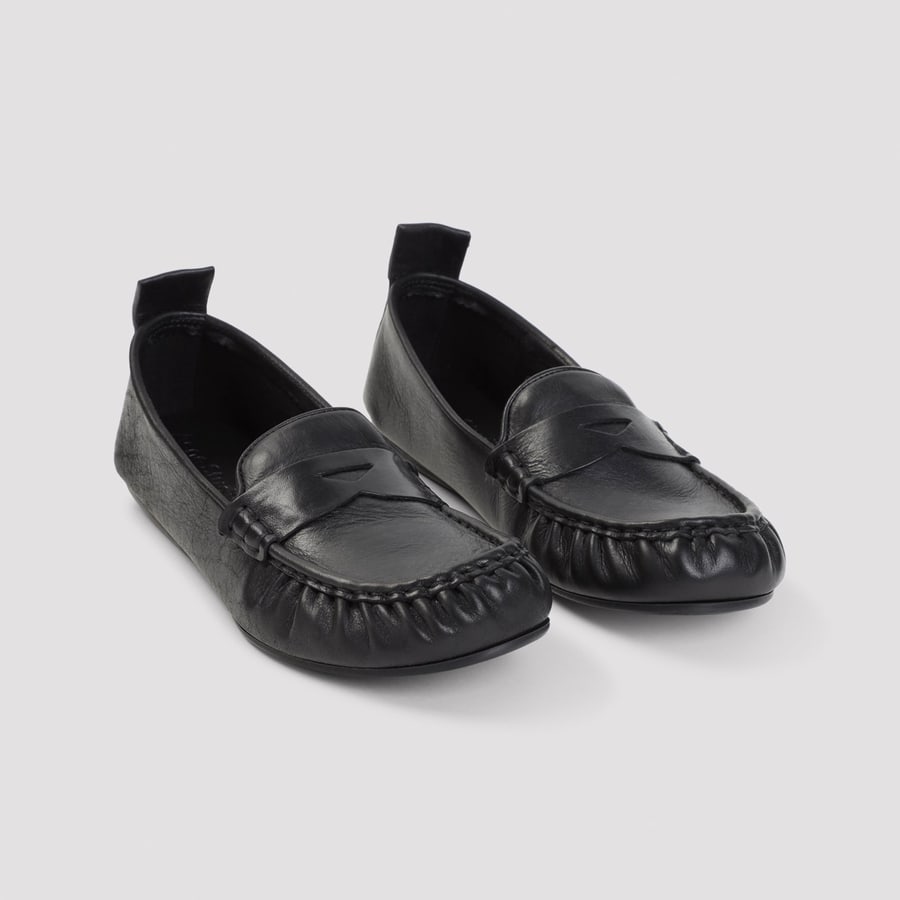 ACNE STUDIOS Acne Studios Nappa Leather Loafers, view 5