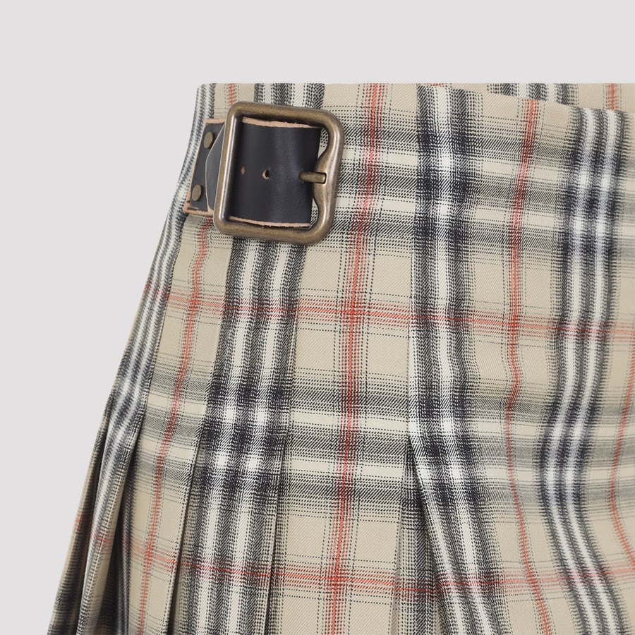 Burberry Burberry Check Wool Mini Kilt, view 5