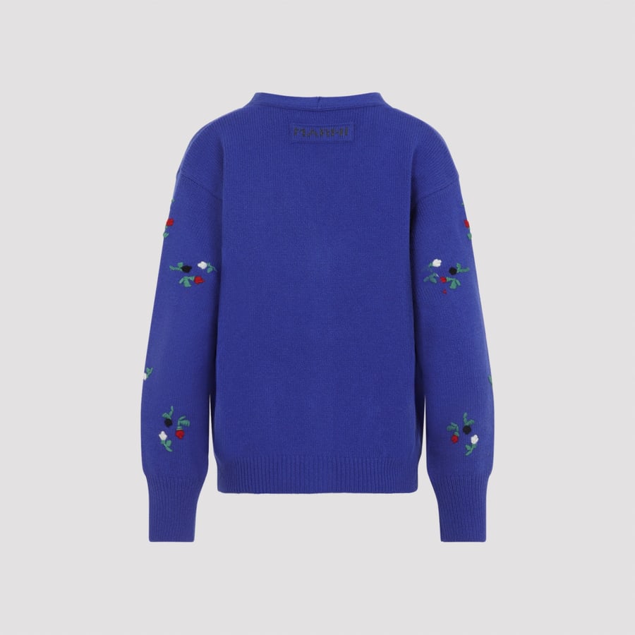 Marni Marni Embroidered Floral Cardigan, view 4