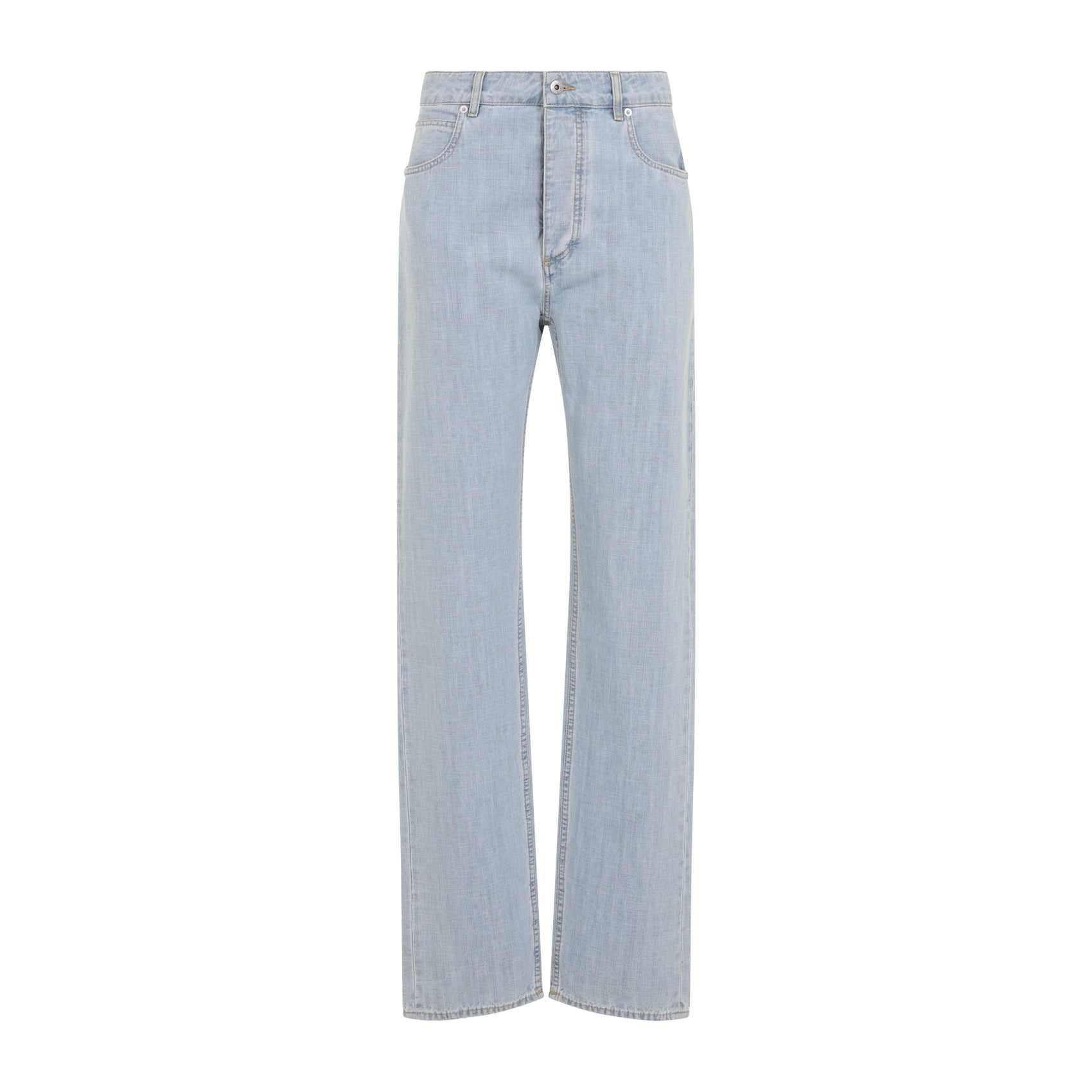 Bottega Veneta Bottega Veneta Chambray Straight Pants, view 2