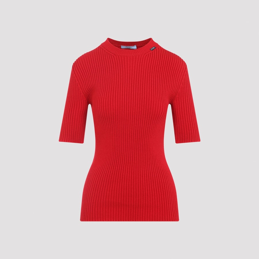 Prada Prada Ribbed Top