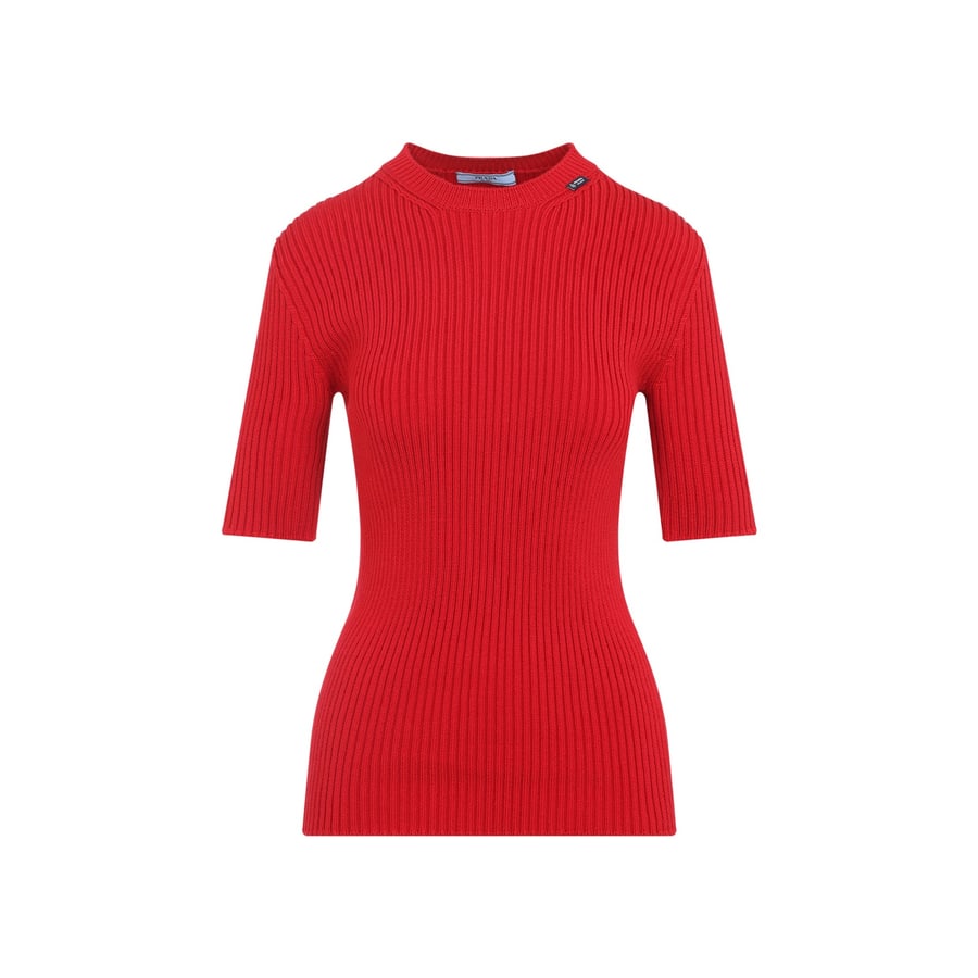 Prada Prada Ribbed Top, view 2