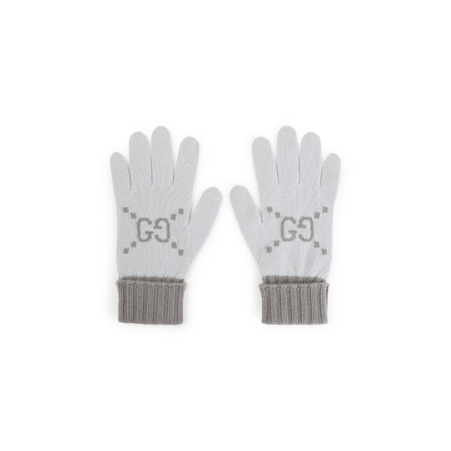 Gucci Gucci GG Knit Gloves, view 2
