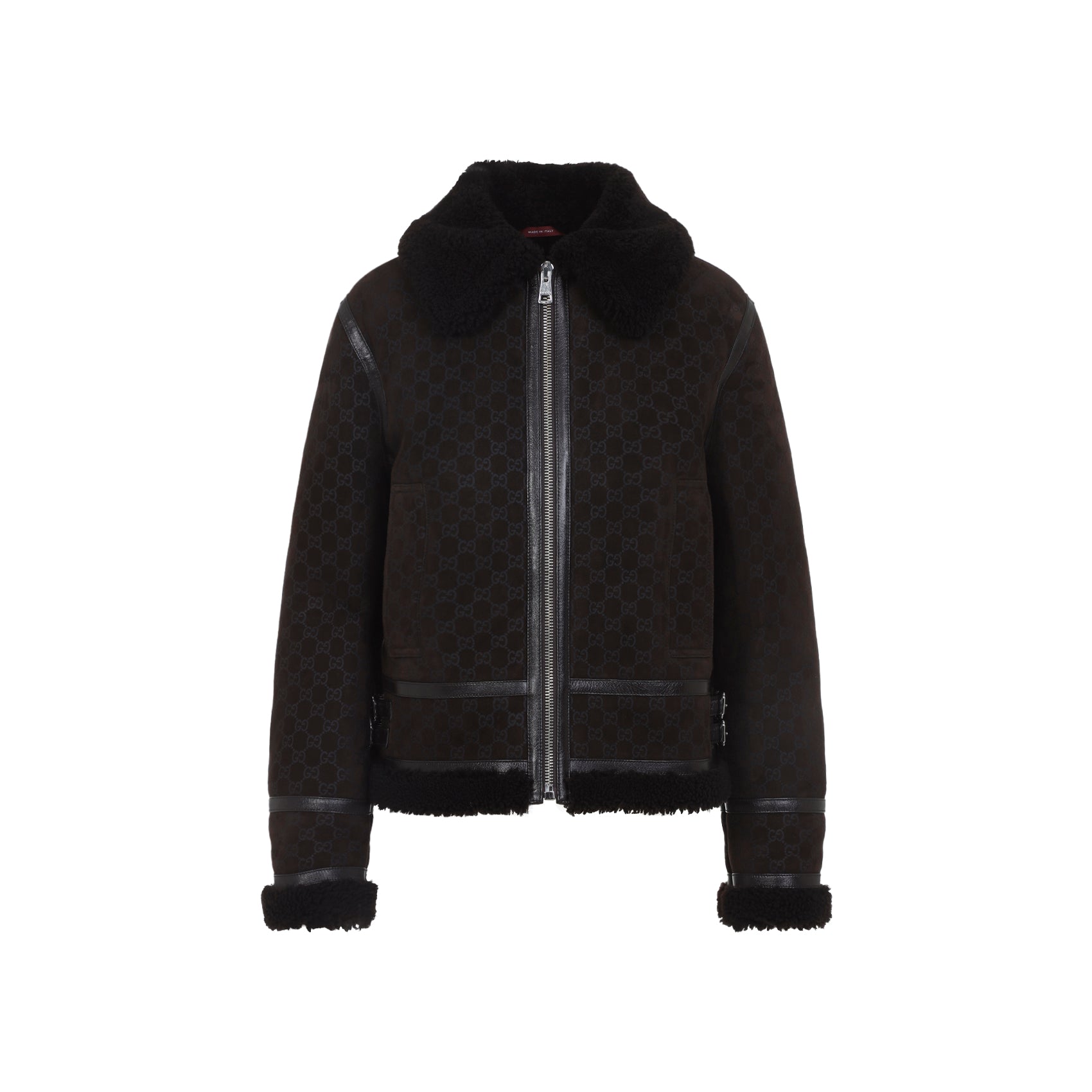 Gucci Guggi GG Shearling Jacket, view 2