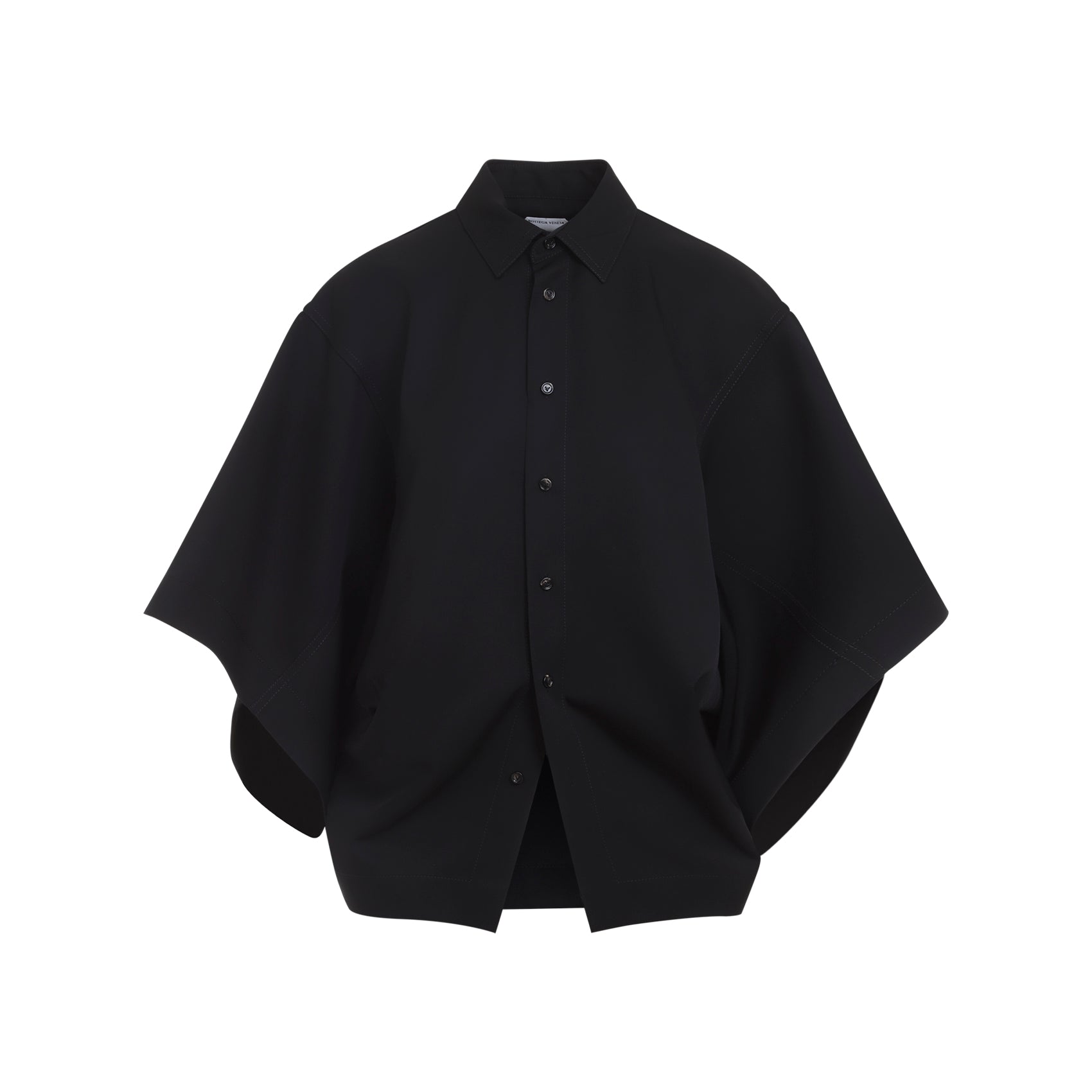 Bottega Veneta Bottega Veneta Wool Twill Shirt, view 2