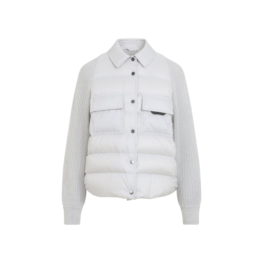 Brunello Cucinelli Brunello Cucinelli Hybrid Padded Jacket, view 2