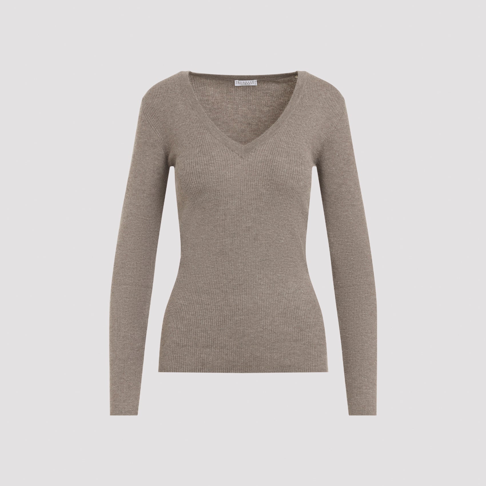Brunello Cucinelli Brunello Cucinelli Ribbed V-Neck Sweater