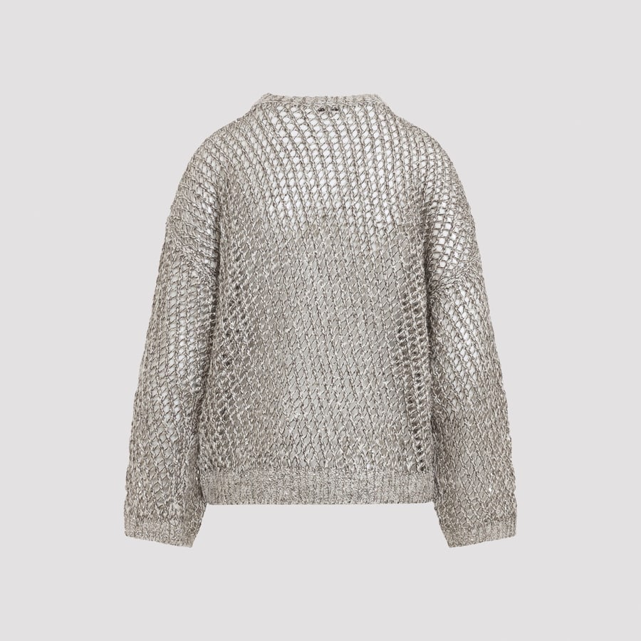 Brunello Cucinelli Brunello Cucinelli  Fish-Net Sweater, view 4