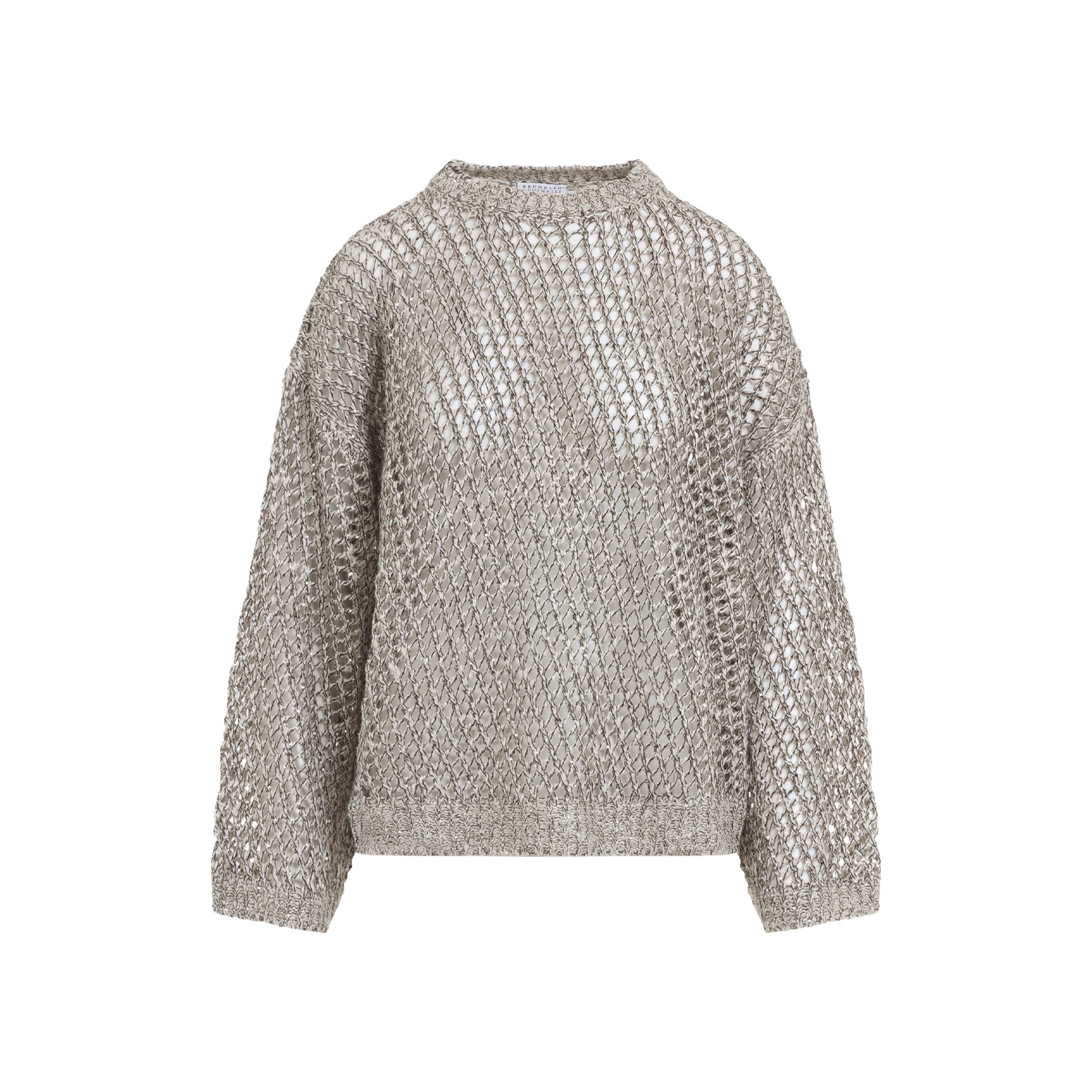 Brunello Cucinelli Brunello Cucinelli  Fish-Net Sweater, view 2