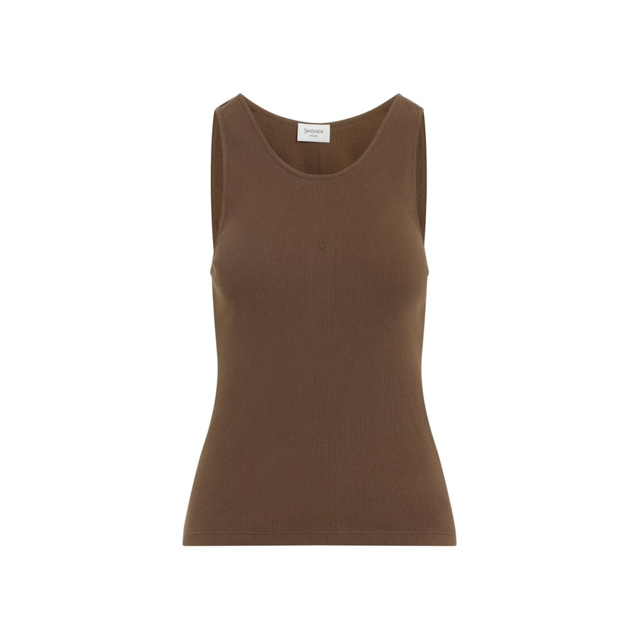 Saint Laurent Saint Laurent Cassandre Tank Top, view 2