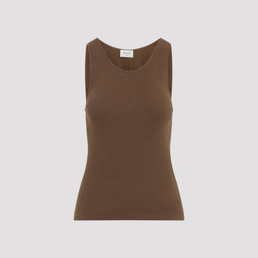 Saint Laurent Saint Laurent Cassandre Tank Top, view 3