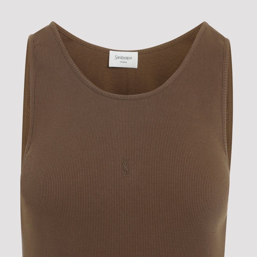 Saint Laurent Saint Laurent Cassandre Tank Top, view 5