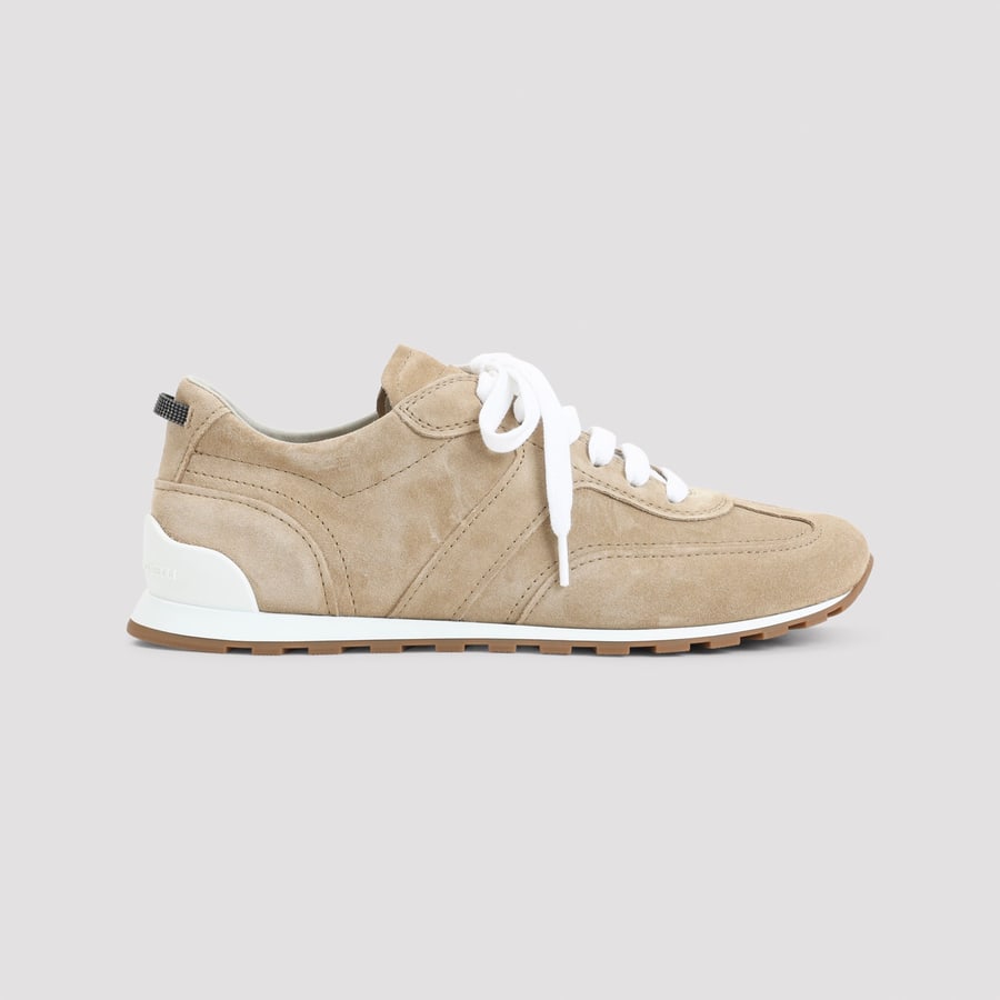 Brunello Cucinelli Brunello Cucinelli Suede Runner Sneakers, view 3