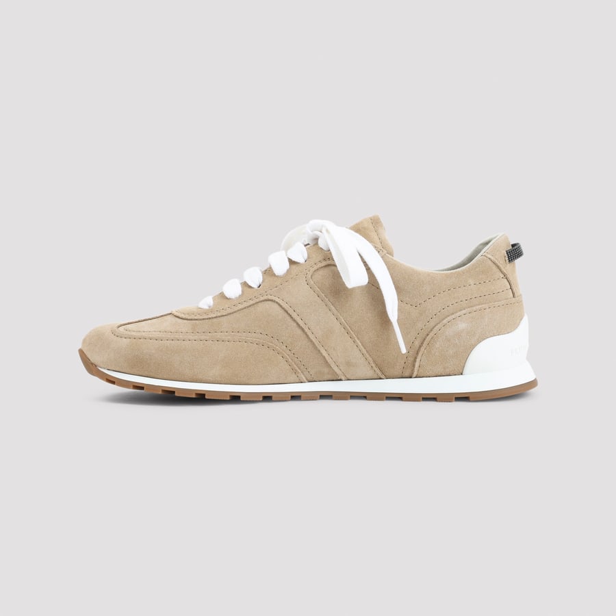 Brunello Cucinelli Brunello Cucinelli Suede Runner Sneakers, view 4