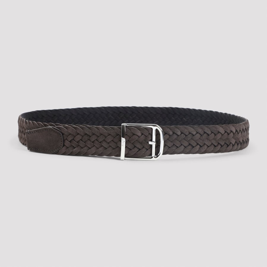 BRIONI Brioni Braided Belt, view 3