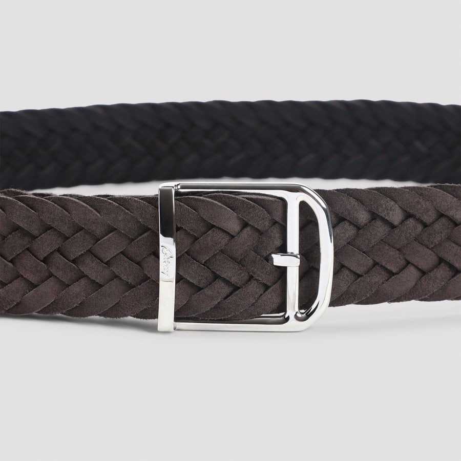 BRIONI Brioni Braided Belt, view 4