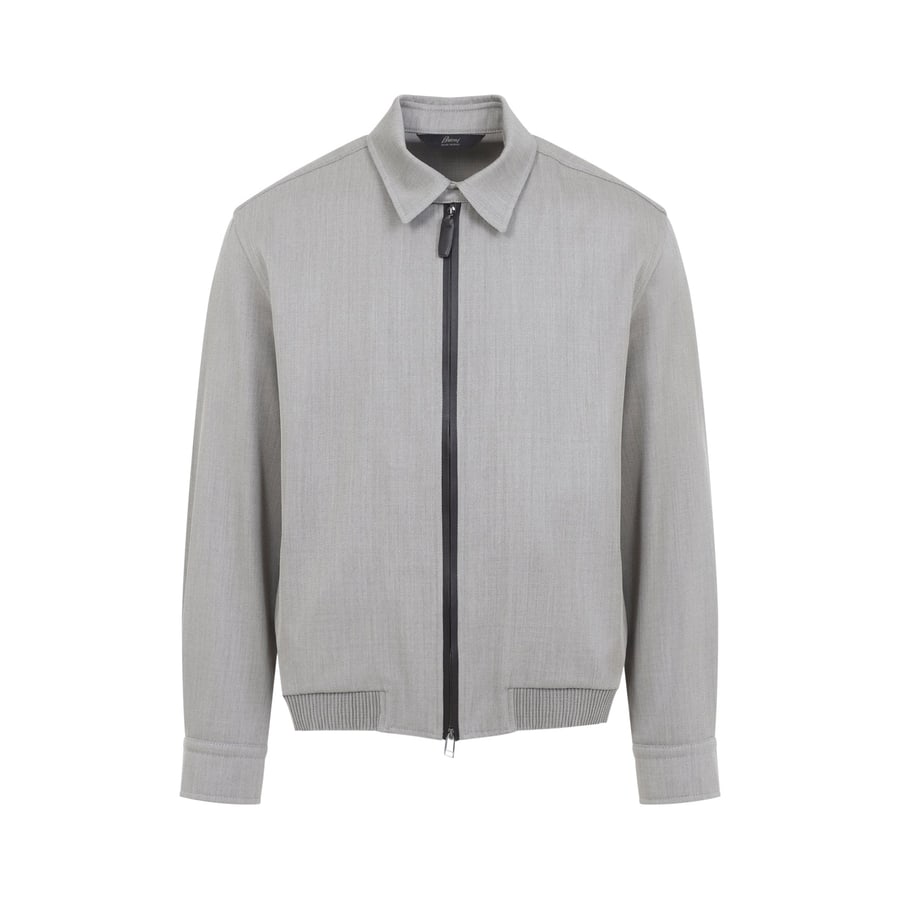 BRIONI Brioni Zip-Up Blouson Jacket, view 2