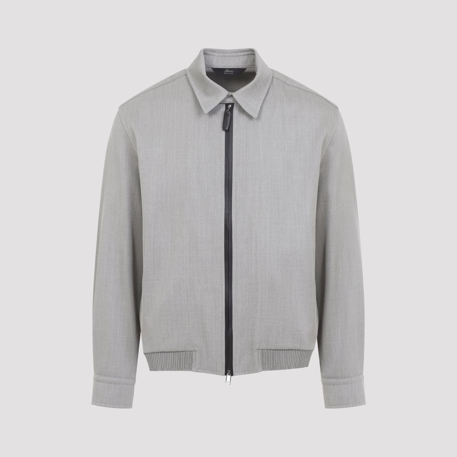 BRIONI Brioni Zip-Up Blouson Jacket, view 3