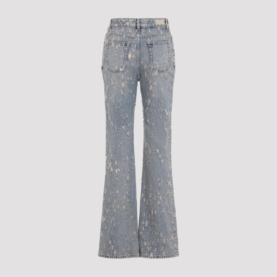 Alexander McQueen Alexander McQueen Distressed Flared Jeans, view 4