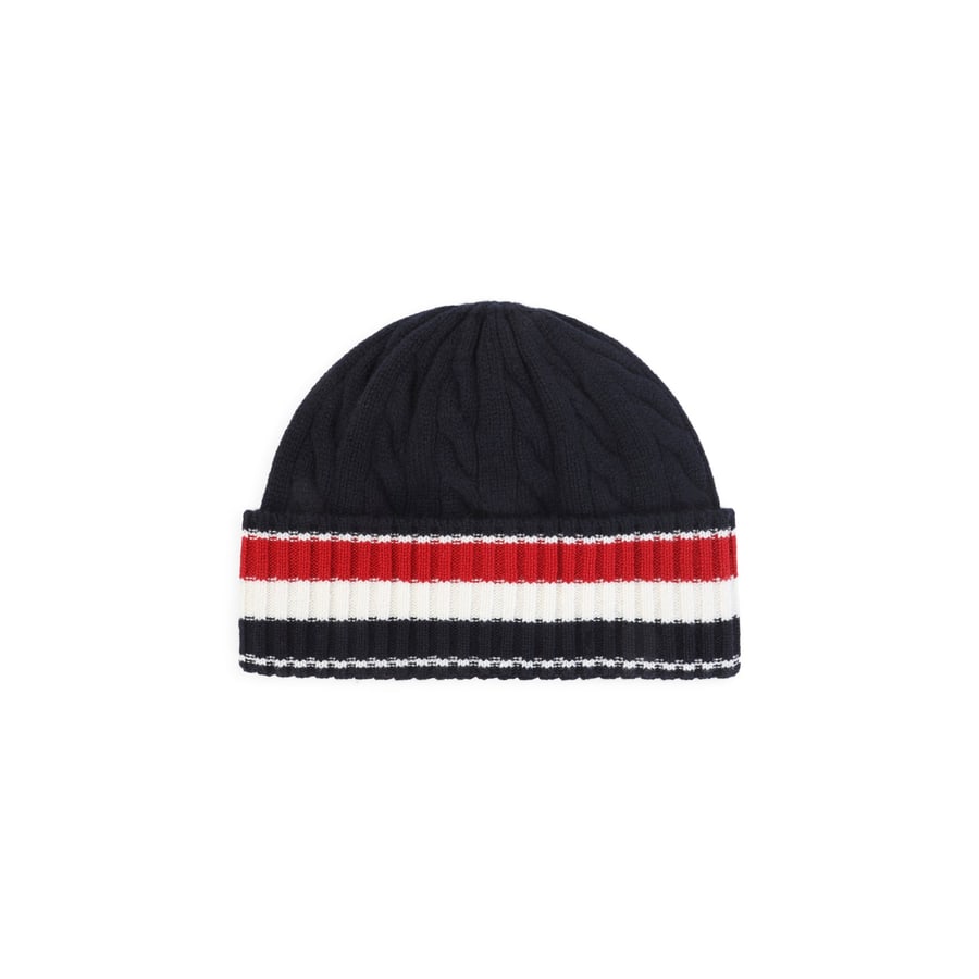 Thom Browne Thom Browne Cable-Knit Beanie, view 2