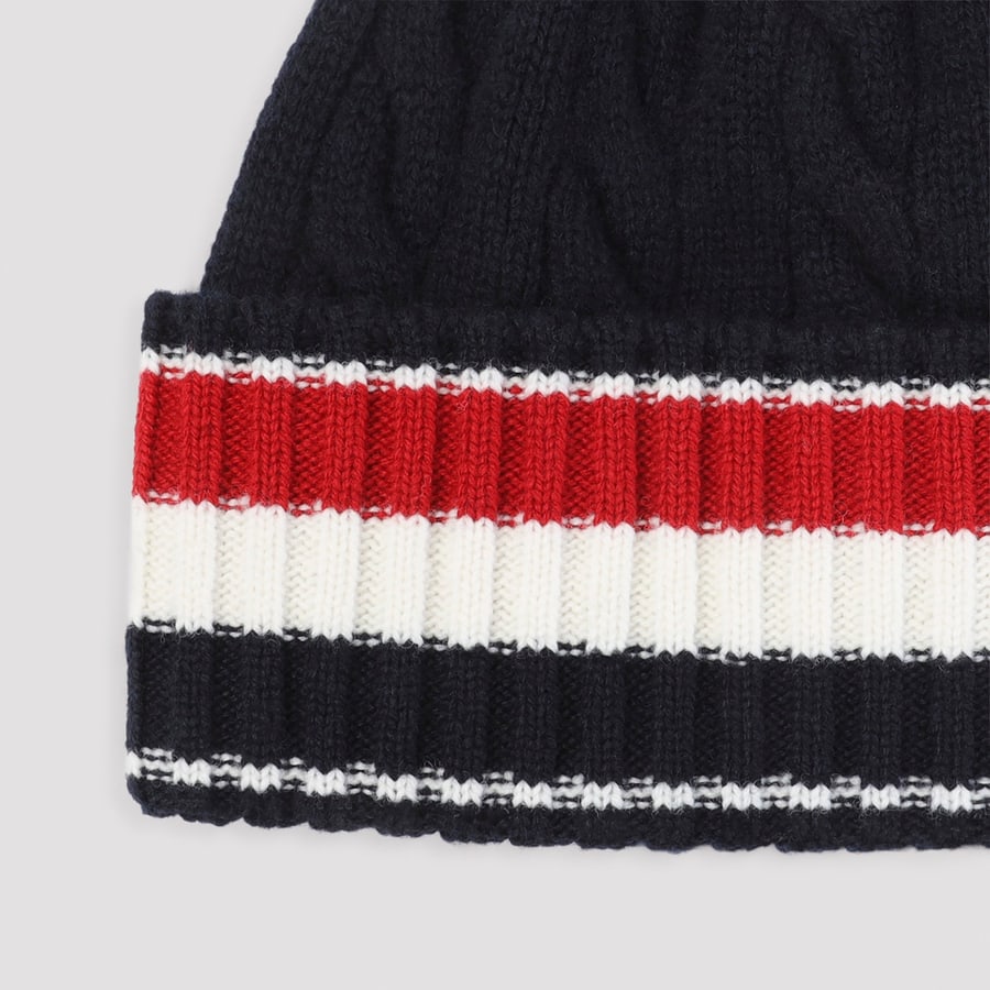 Thom Browne Thom Browne Cable-Knit Beanie, view 5