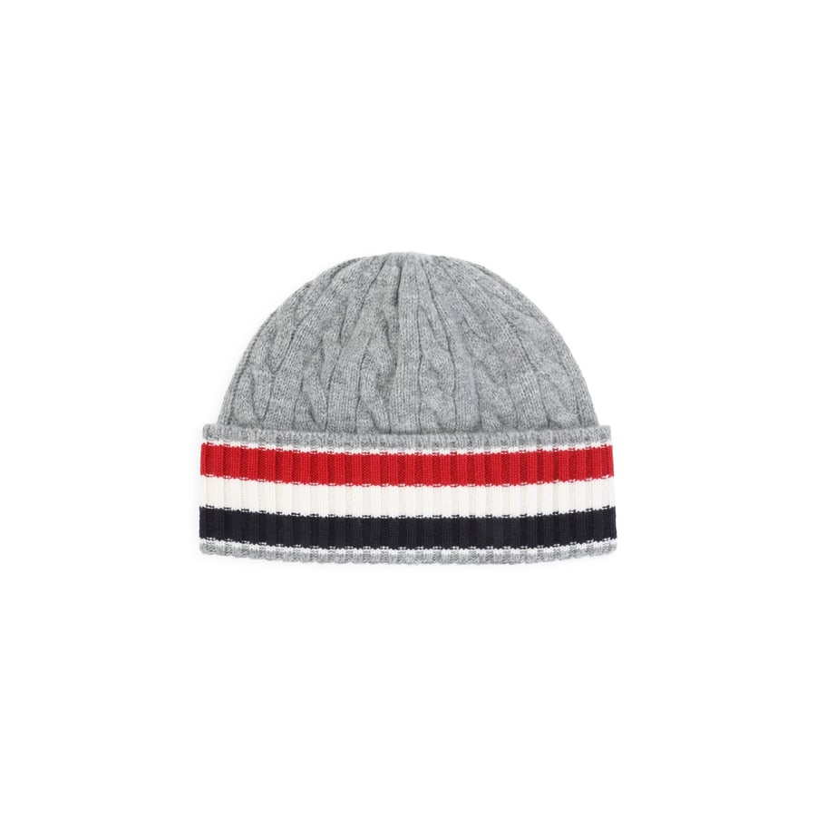 Thom Browne Thom Browne Cable-Knit Beanie, view 2