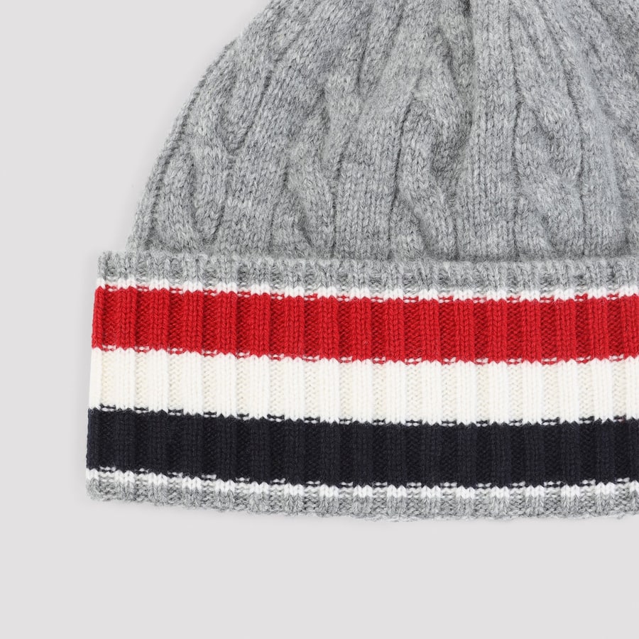 Thom Browne Thom Browne Cable-Knit Beanie, view 5