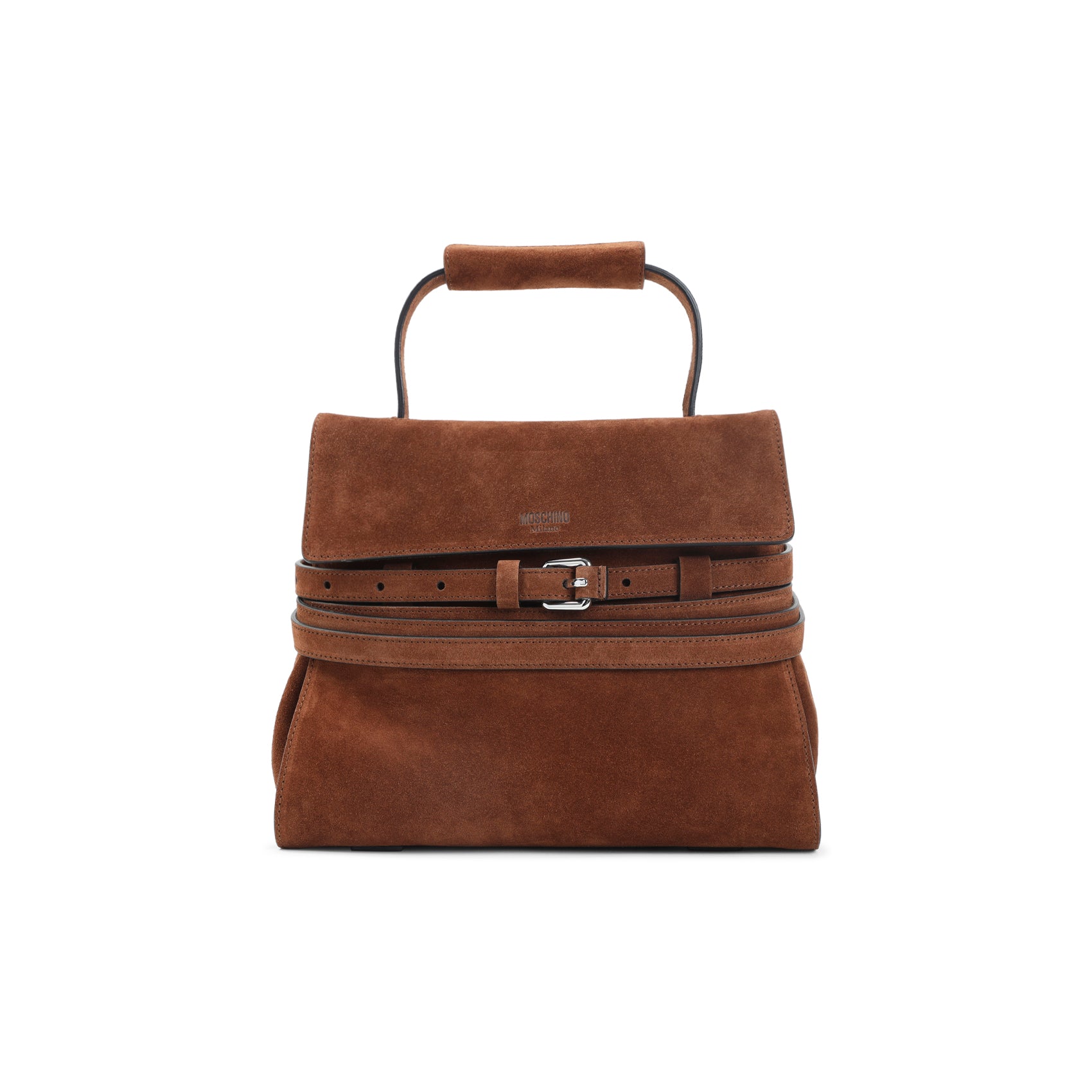 Moschino Moschino Belted Top-Handle Bag, view 2
