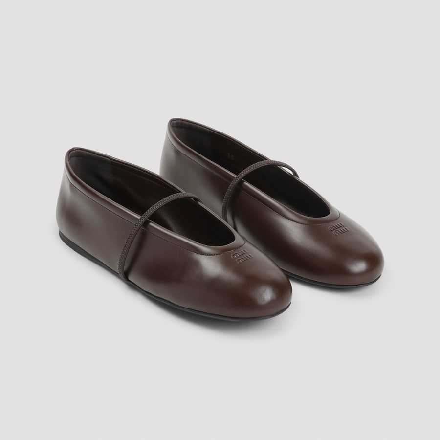 Miu Miu Miu Miu Ballet Flats, view 5