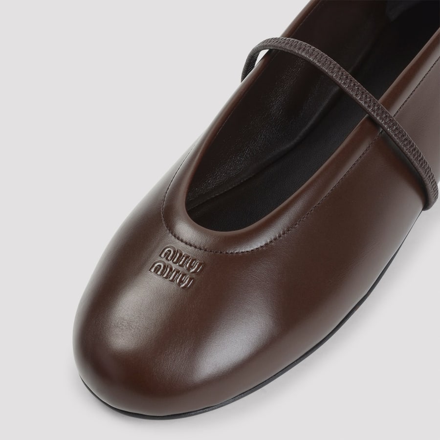 Miu Miu Miu Miu Ballet Flats, view 6
