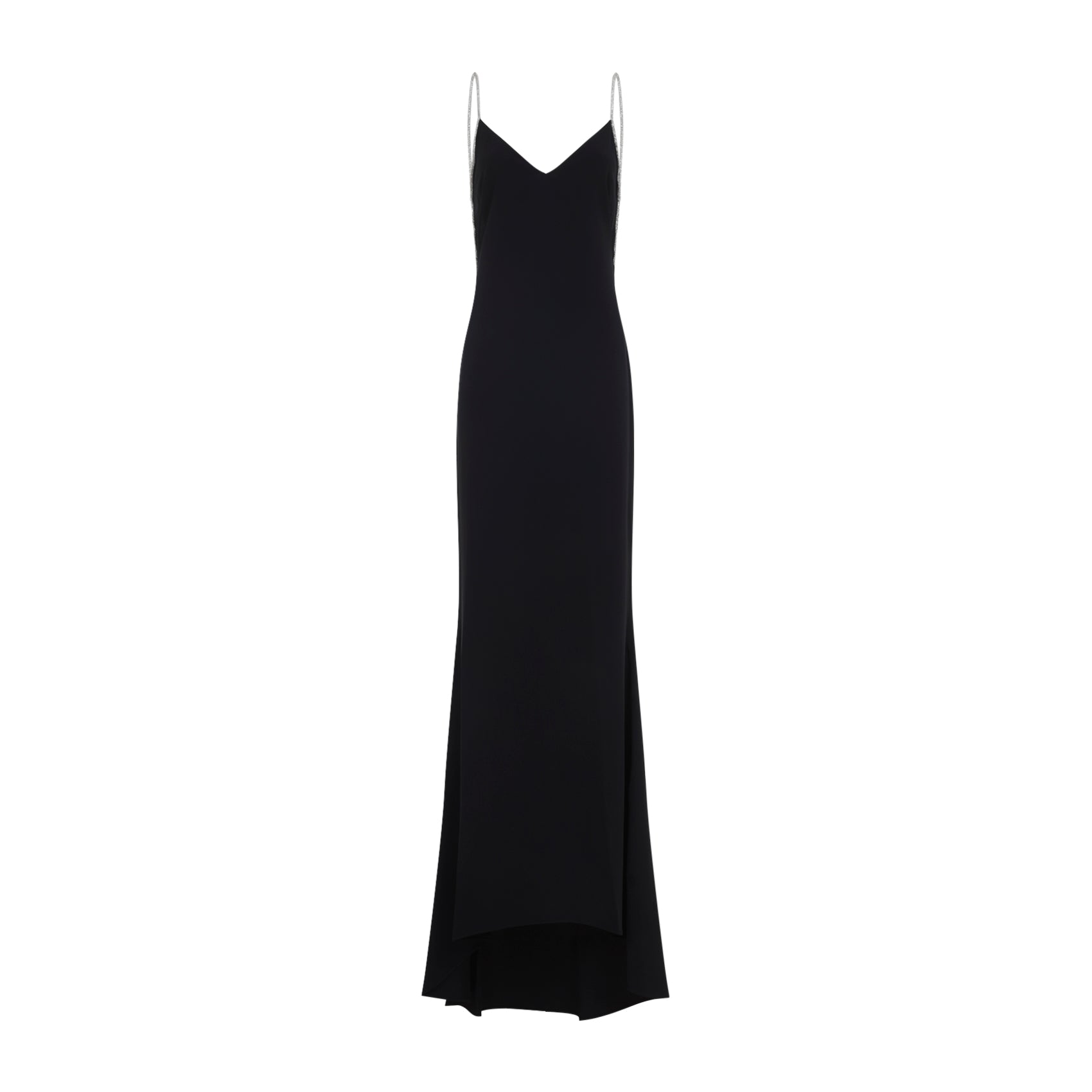 Tom Ford Tom Ford Crystal Chain Embroidery Satin Dress, view 2