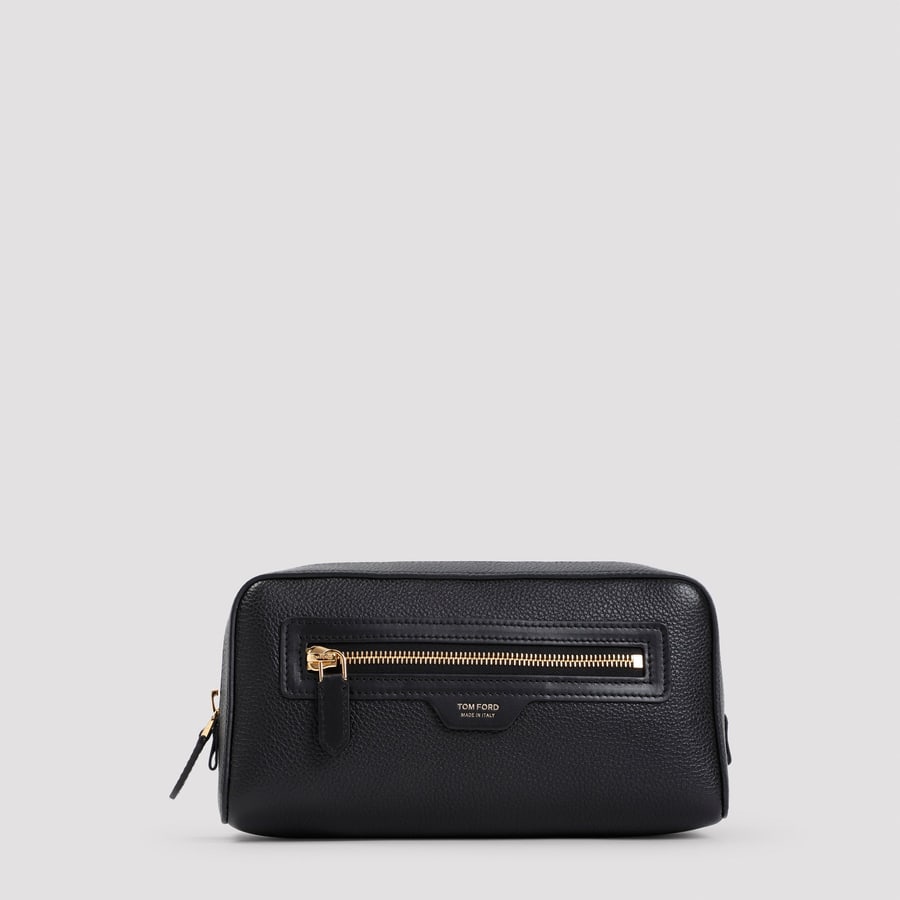 Tom Ford Tom Ford Grained Calf Leather Toiletry Case