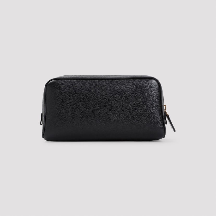 Tom Ford Tom Ford Grained Calf Leather Toiletry Case, view 4