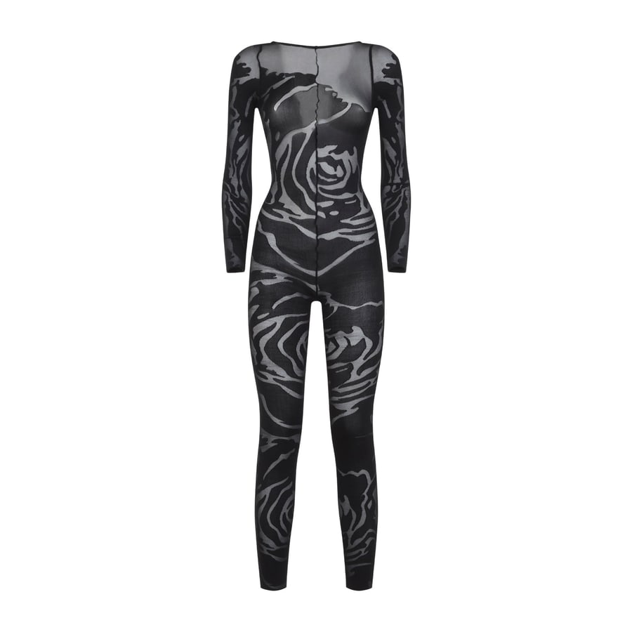 WOLFORD Wolford Rose Shadow Catsuit, view 2