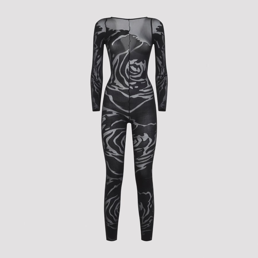 WOLFORD Wolford Rose Shadow Catsuit, view 3