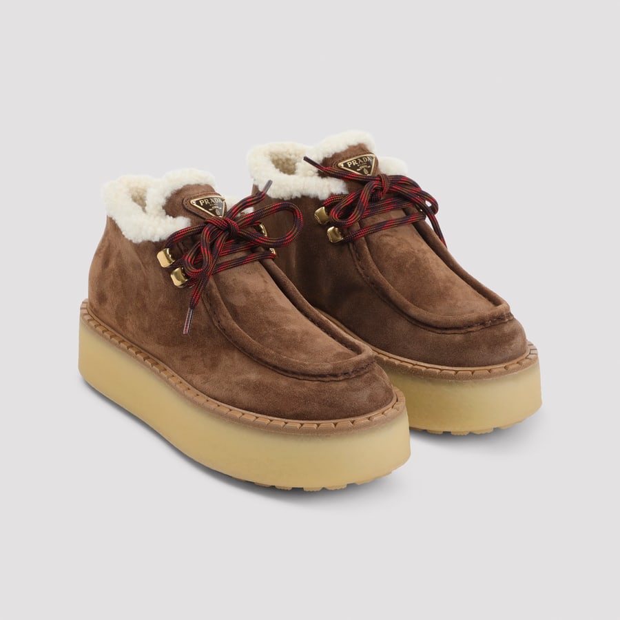Prada Prada Lace-up Ankle Boots, view 5