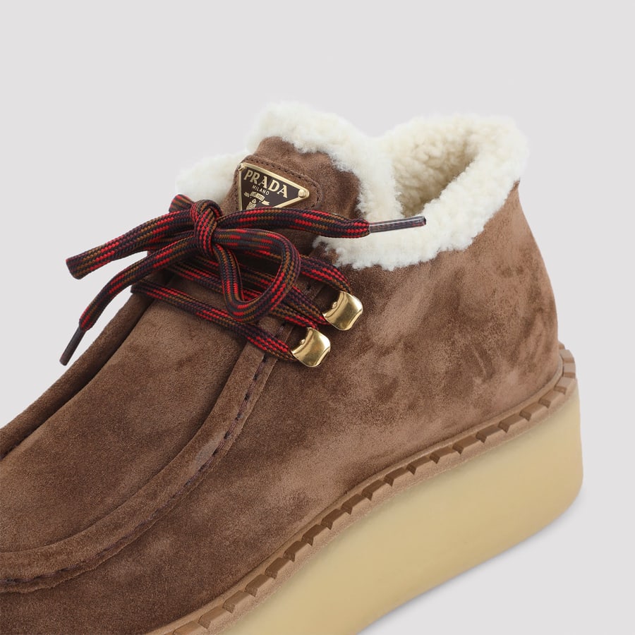 Prada Prada Lace-up Ankle Boots, view 6