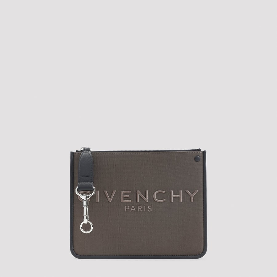 Givenchy Givenchy Canvas Zipped Pouch