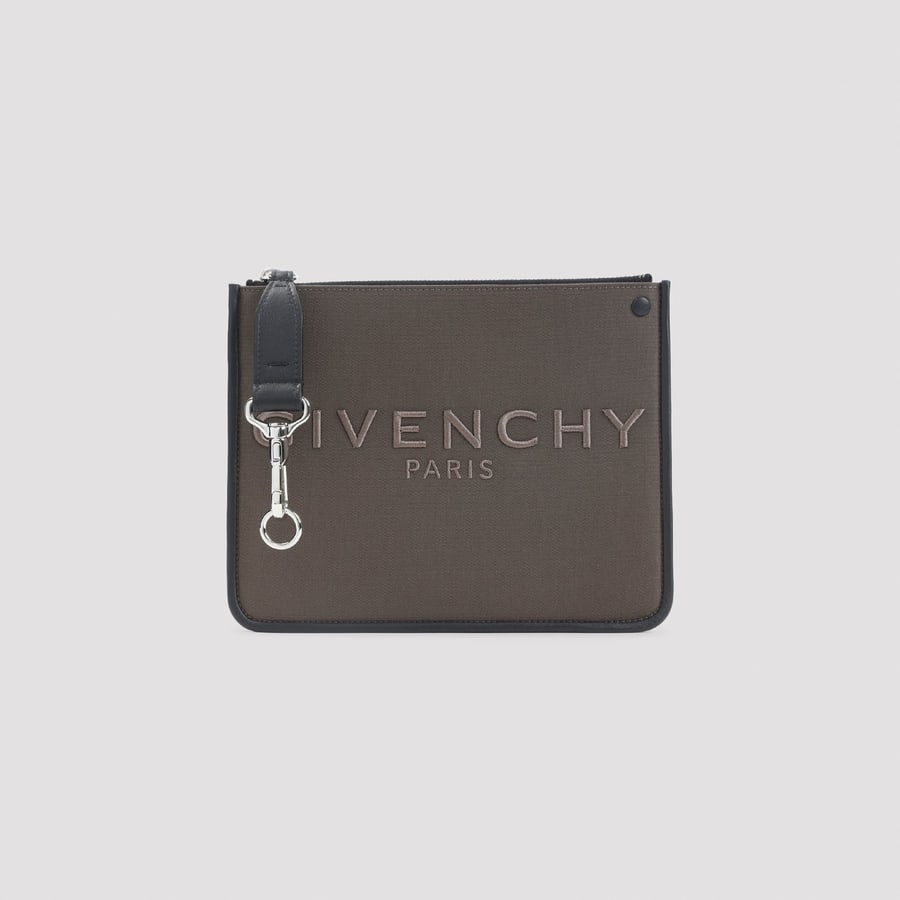 Givenchy Givenchy Canvas Zipped Pouch, view 3
