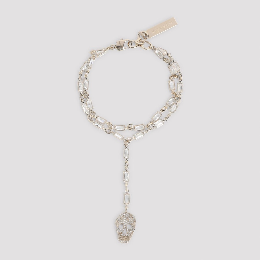 Alexander McQueen Alexander McQueen Pavè Skull Bracelet