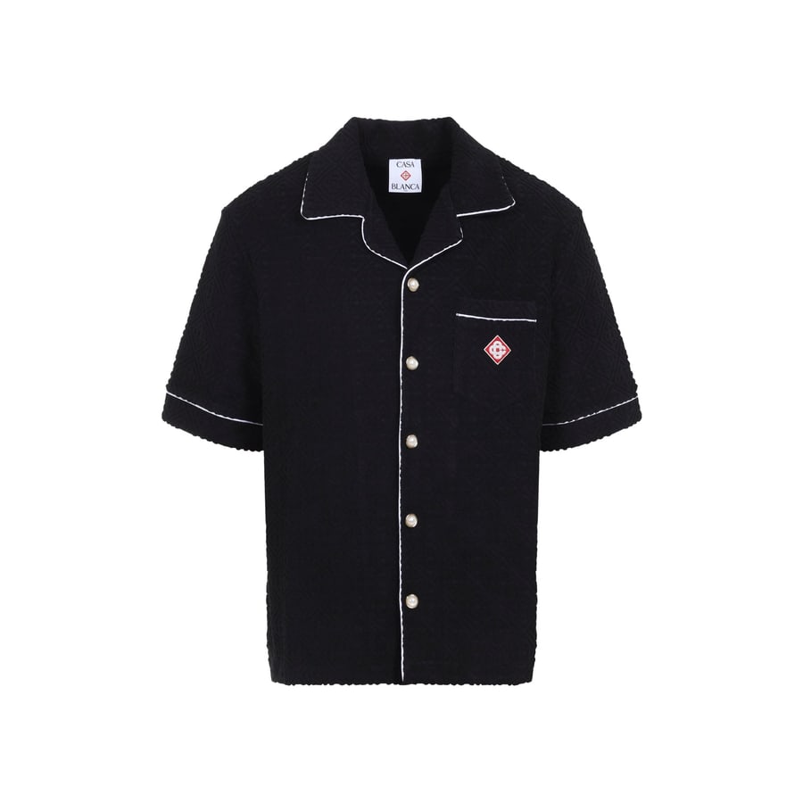 CASABLANCA Casablanca Towelling Monogram Shirt, view 2